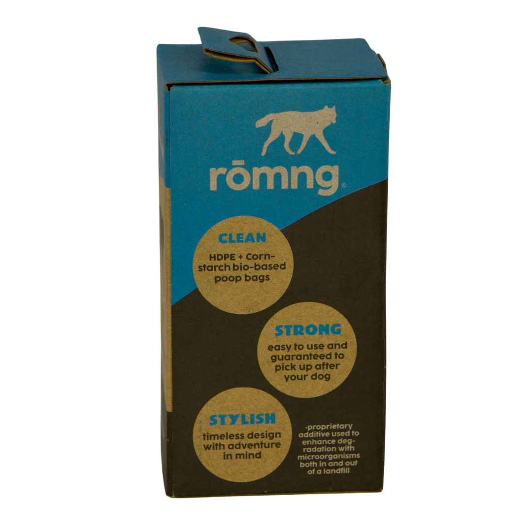 bio-based dog poop bags + bamboo dispenser Dog Poop Bags, Poop Bag Dispenser rōmng
