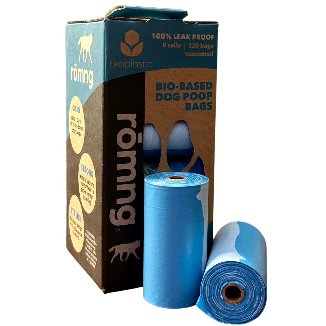 bio-based dog poop bags 120 Dog Poop Bags rōmng
