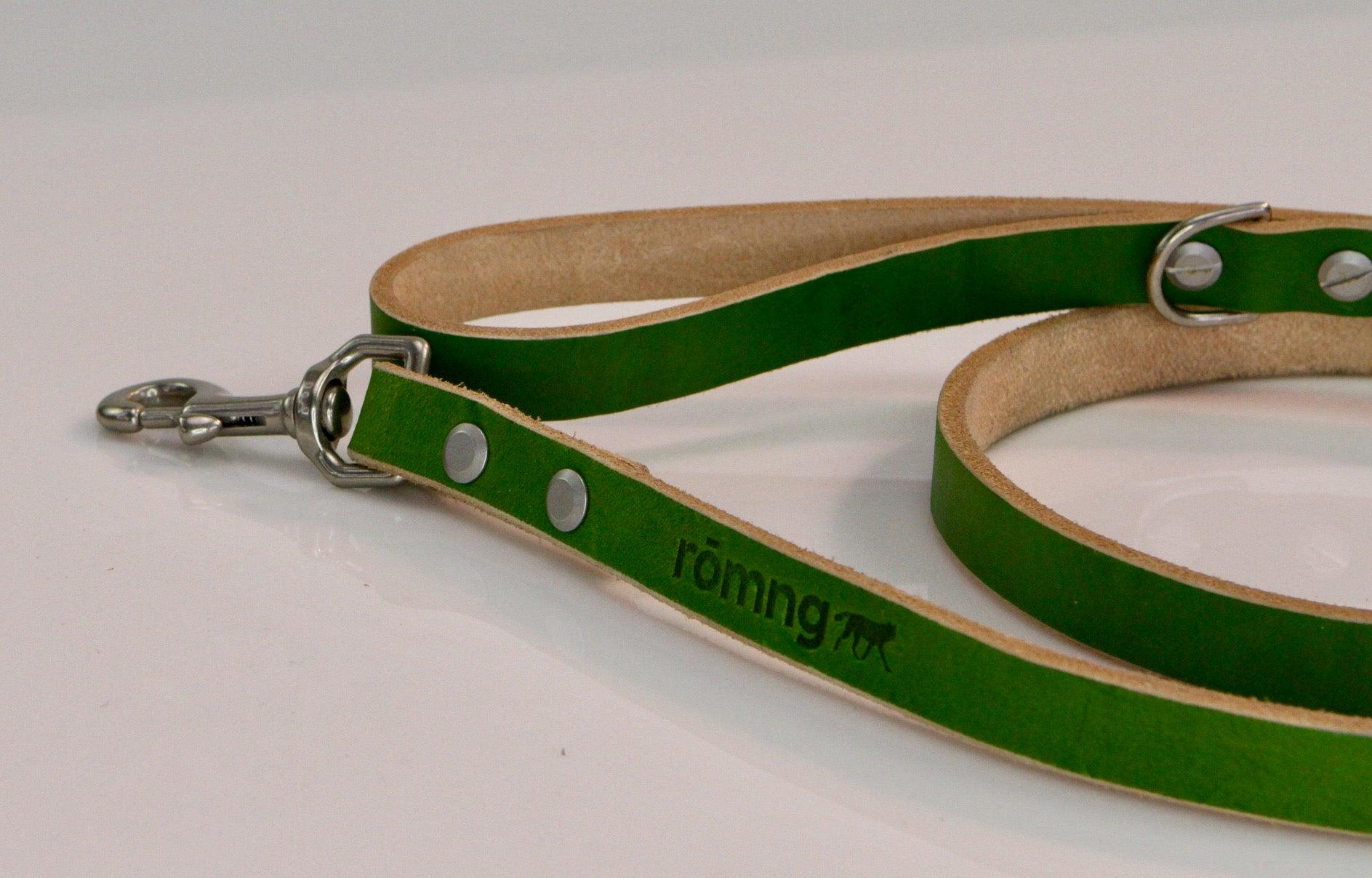 handmade leather dog leash Dog Leashes rōmng