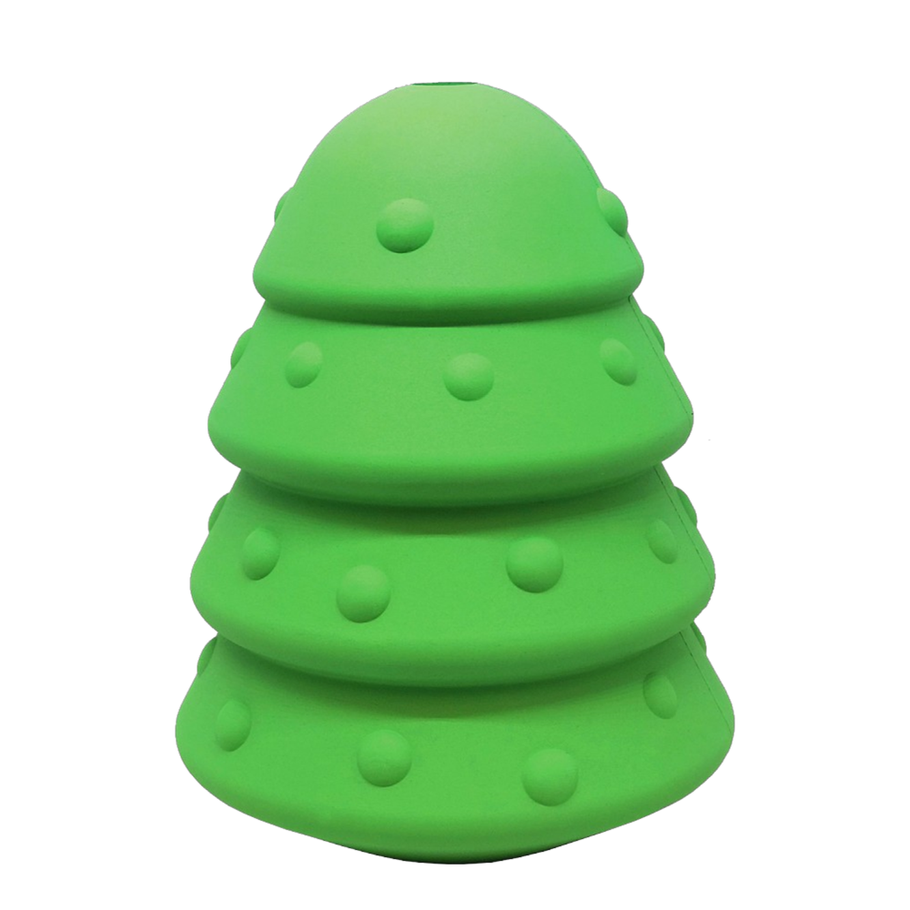 Christmas Tree Dog Toy - Durable Rubber Chew Toy for Large Dogs | USA Made Rubber Dog Toys SodaPup/True Dogs, LLC