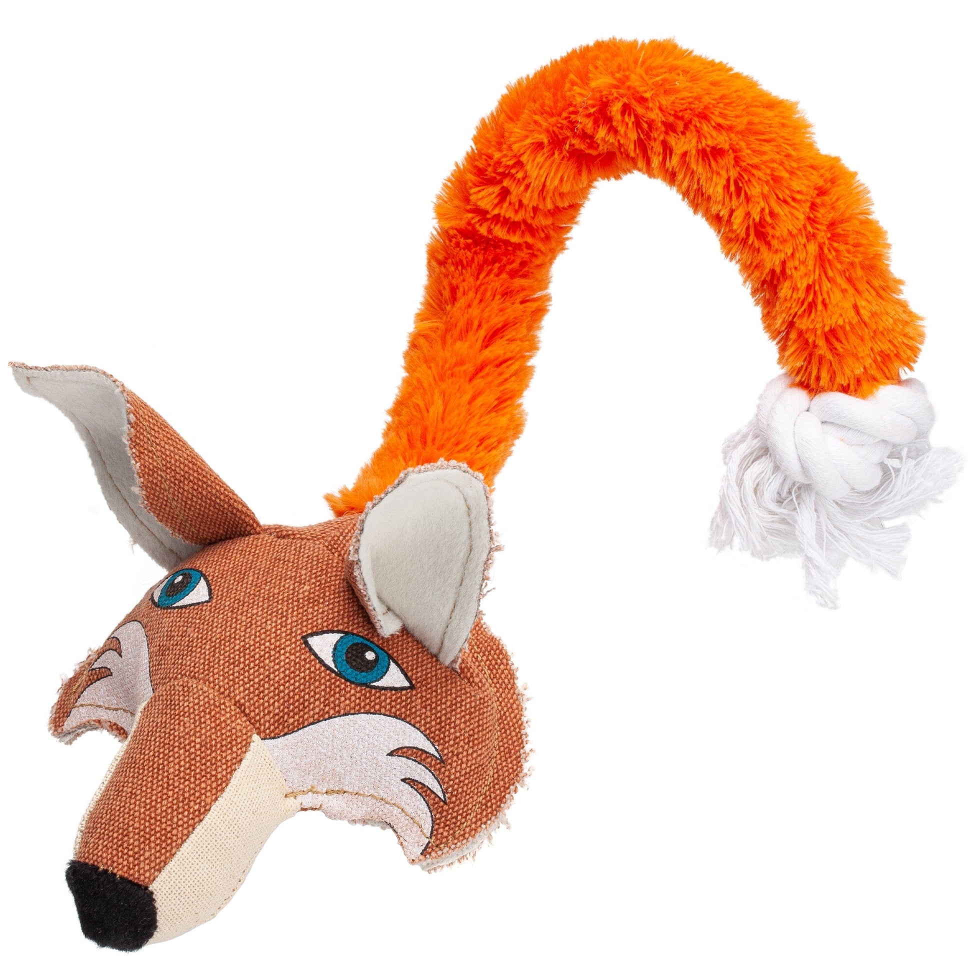 Safari Animal Toys + Ball & Rope Version 22" Safari Fox - Ball & Rope Version Dog Toys Dogline