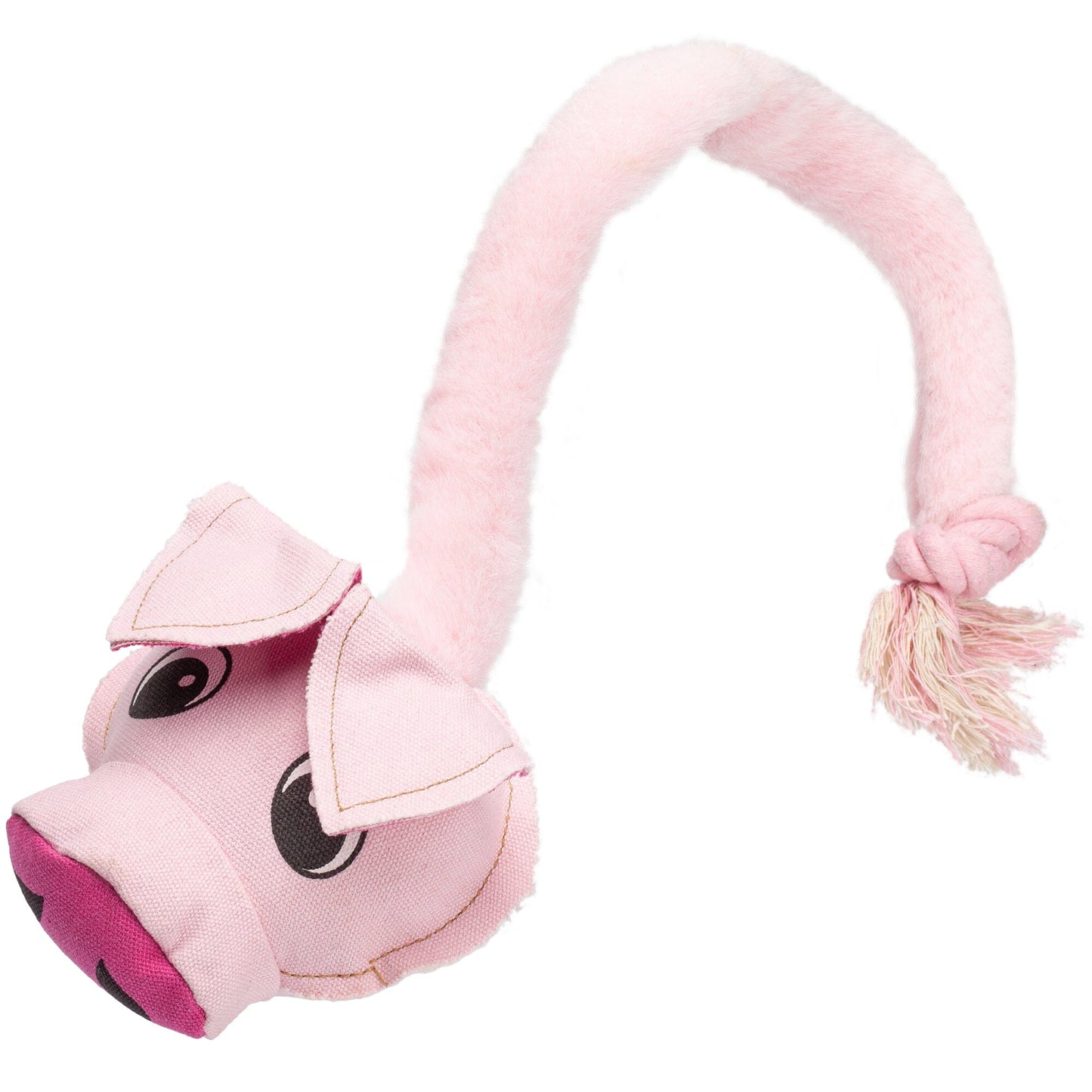 Safari Animal Toys + Ball & Rope Version 22" Safari Pig - Ball & Rope Version Dog Toys Dogline