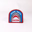 Shark Teeth Arch Patch Iron On K9 Sport Sack