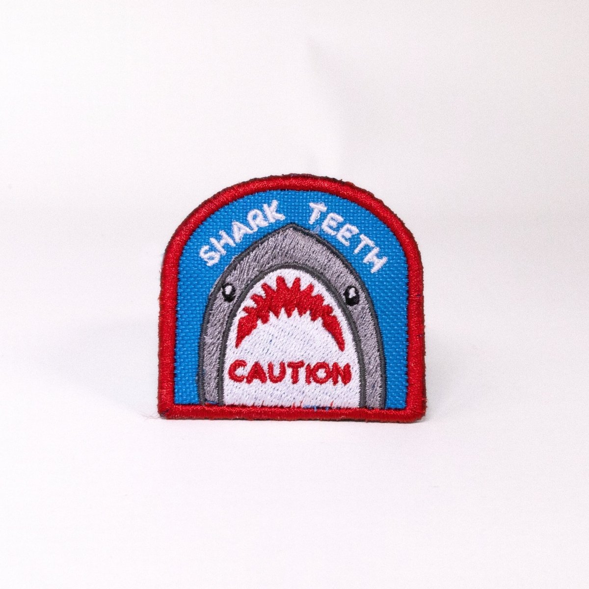 Shark Teeth Arch Patch Iron On K9 Sport Sack