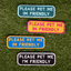 Please Pet Me Patch K9 Sport Sack
