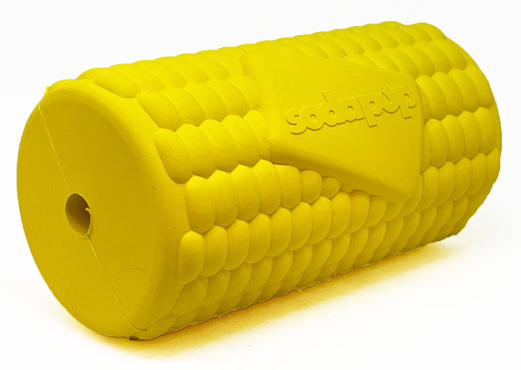 Corn on the Cob Dog Toy - Durable Rubber Treat Dispenser | USA Made Rubber Dog Toys SodaPup/True Dogs, LLC
