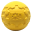 Industrial Dog Ball Rubber Chew Toy for Heavy Chewers | Yellow | USA Made | SodaPup LARGE ID BALL - YELLOW Rubber Dog Toys SodaPup/True Dogs, LLC