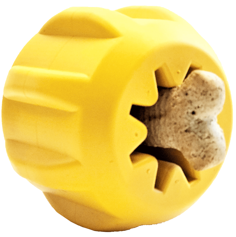 Gear eDispenser - Durable Rubber Yak Chew Holder & Treat Pocket | USA Made Rubber Dog Toys SodaPup/True Dogs, LLC