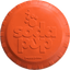 Bottle Top Flyer Rubber Frisbee for Dogs | Orange | Vet Approved | USA Made Rubber Dog Toys SodaPup/True Dogs, LLC