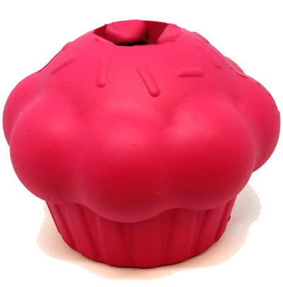 Cupcake eDispenser - Durable Rubber Chew Toy & Treat Dispenser | USA Made Rubber Dog Toys SodaPup/True Dogs, LLC