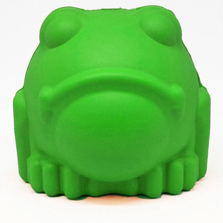 Bull Frog Dog Chew Toy & Treat Dispenser - USA Made | SodaPup Rubber Dog Toys SodaPup/True Dogs, LLC
