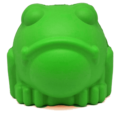 Bull Frog Dog Chew Toy & Treat Dispenser - USA Made | SodaPup Rubber Dog Toys SodaPup/True Dogs, LLC