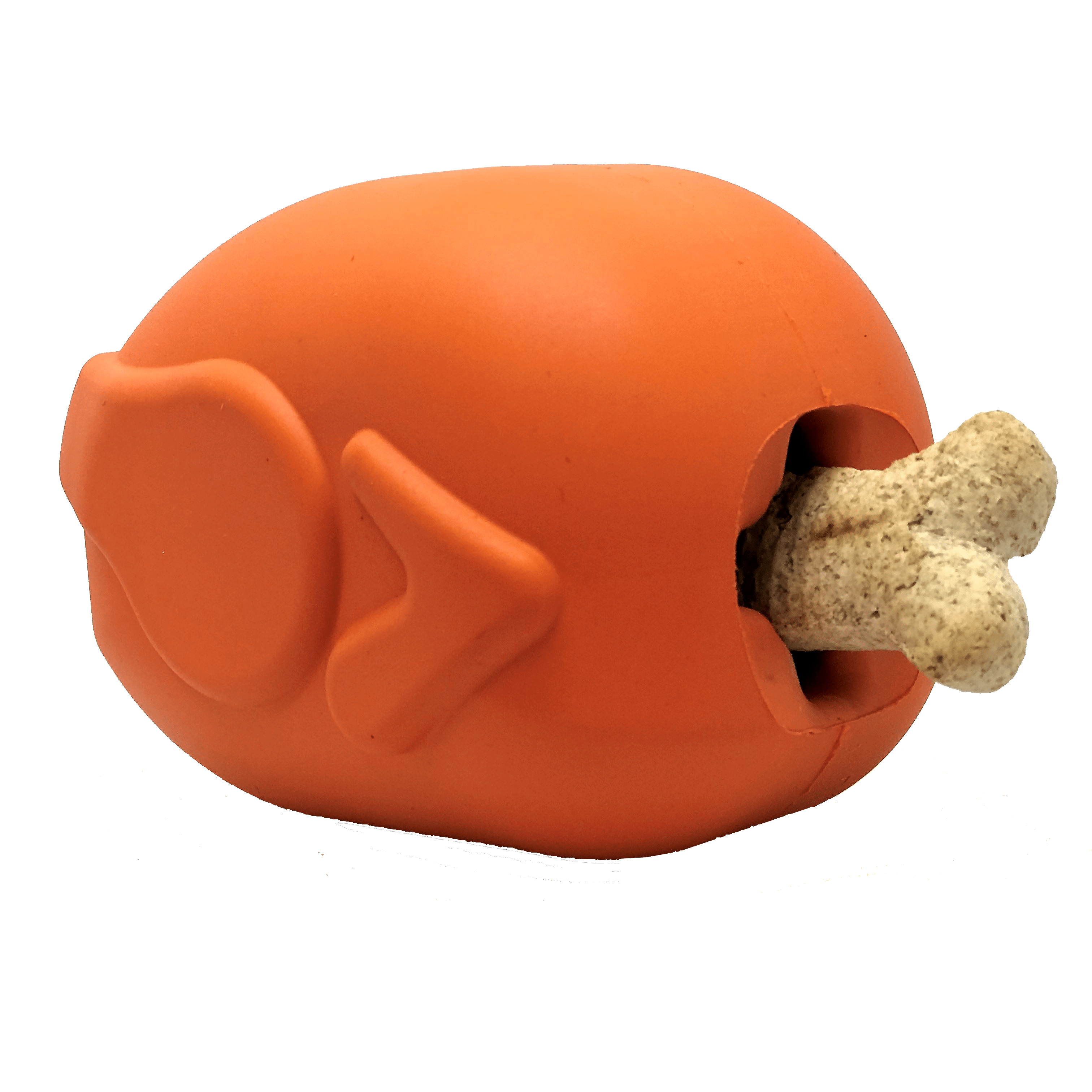 Roasted Turkey Dog Chew Toy & Treat Dispenser - USA Made | SodaPup Rubber Dog Toys SodaPup/True Dogs, LLC