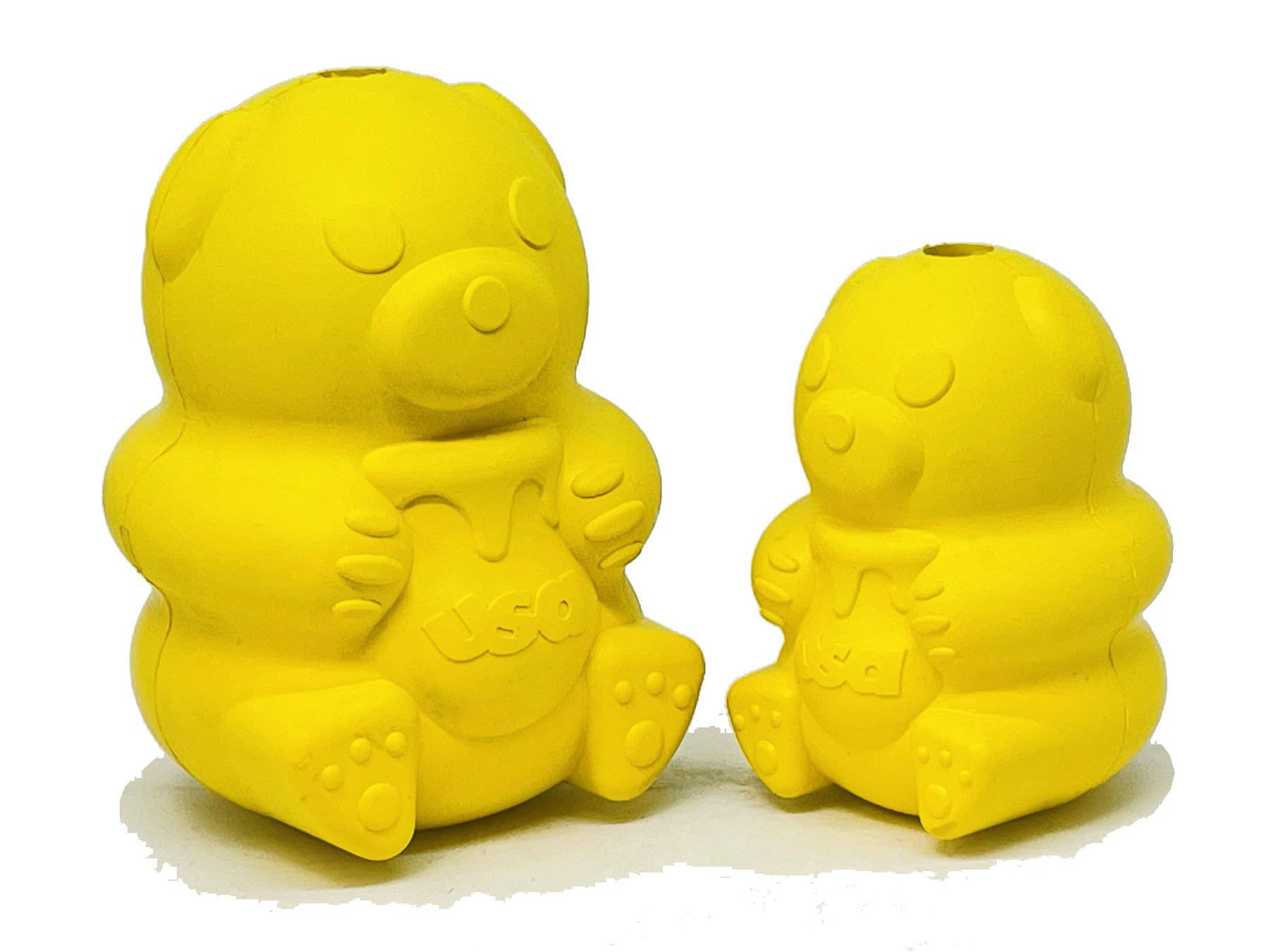 Honey Bear eDispenser - Durable Rubber Treat Dispenser for Dogs | USA Made Rubber Dog Toys SodaPup/True Dogs, LLC