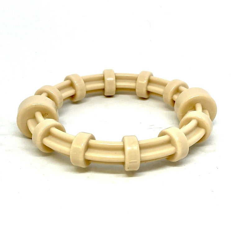 Chicken Flavored Teething Ring for Puppies & Aggressive Chewers | USA Made Nylon Dog Toys SodaPup/True Dogs, LLC
