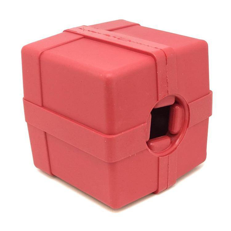 Gift Box eDispenser - Durable Rubber Treat Dispenser for Dogs | USA Made Rubber Dog Toys SodaPup/True Dogs, LLC