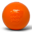 Squeak Ball Ultra Durable PUP-X Squeaking, Chewing, Floating & Retrieving Ball Medium Orange Dog Toys Balls SodaPup/True Dogs, LLC