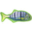 Tropical Fish Toys 12" Tropical Sergeant Major Dog Toys Dogline