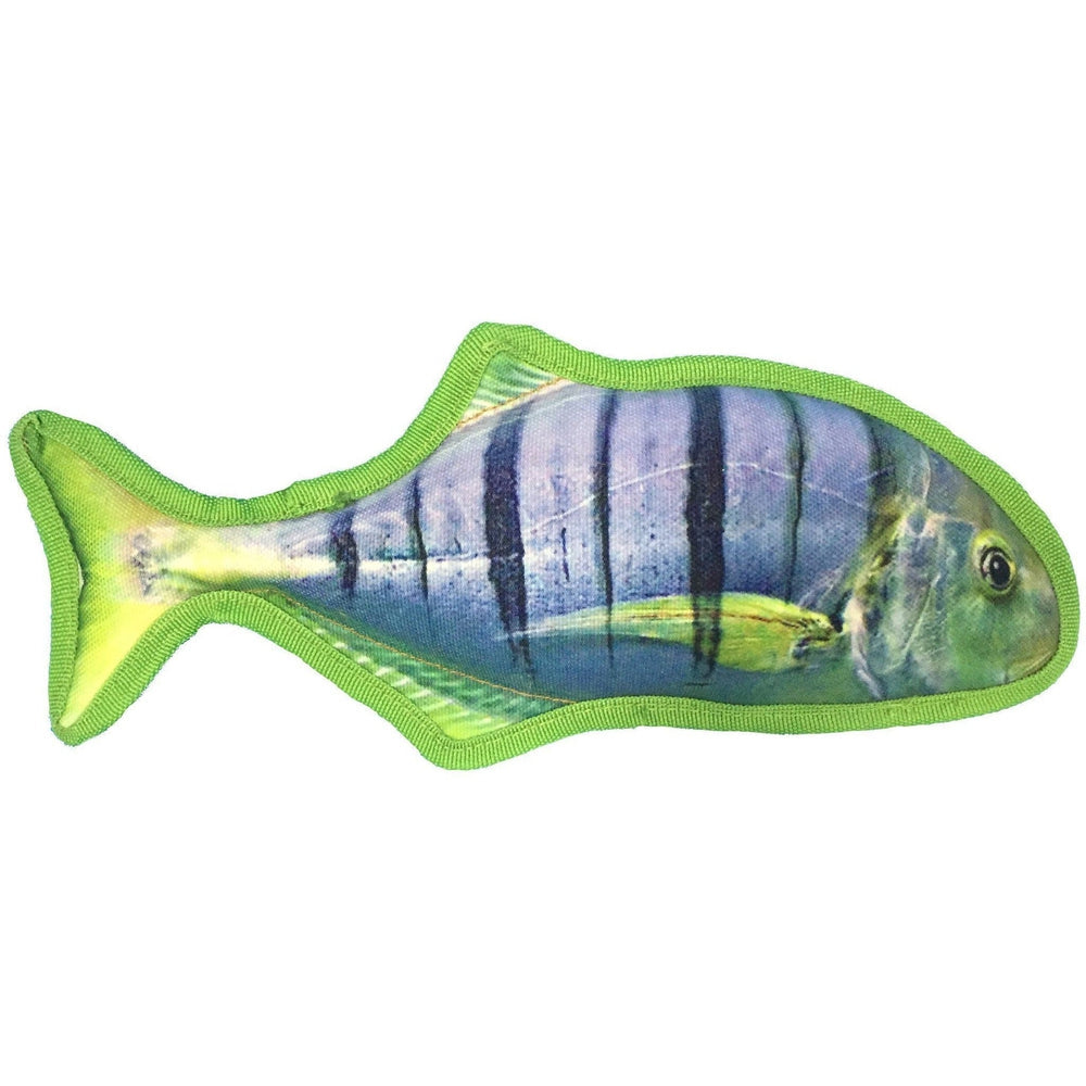 Tropical Fish Toys 12" Tropical Sergeant Major Dog Toys Dogline