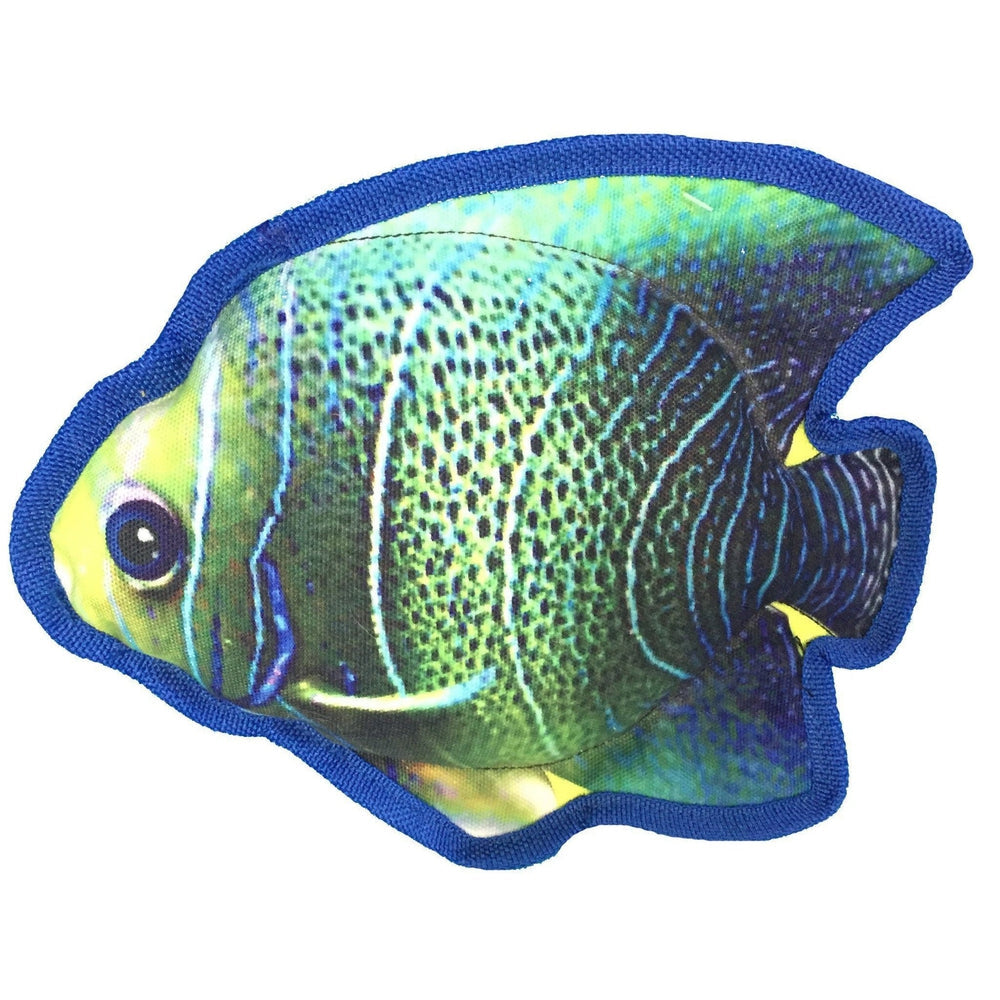 Tropical Fish Toys 9" Tropical Angelfish Dog Toys Dogline