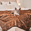 PupProtector™ Summer Short Fur Waterproof Throw Blanket - Sable Tan Dog Blanket Paw.com
