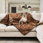 PupProtector™ Summer Short Fur Waterproof Throw Blanket - Sable Tan Dog Blanket Paw.com