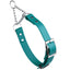 Biothane Adjustable Martingale Collar with Metal Buckle Teal Dog Collars Dogline