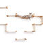 The Temple - Giant Cat Tree on Wall Natural Bamboo Natural Canvas No Planters Cat Condo Catastrophic Creations