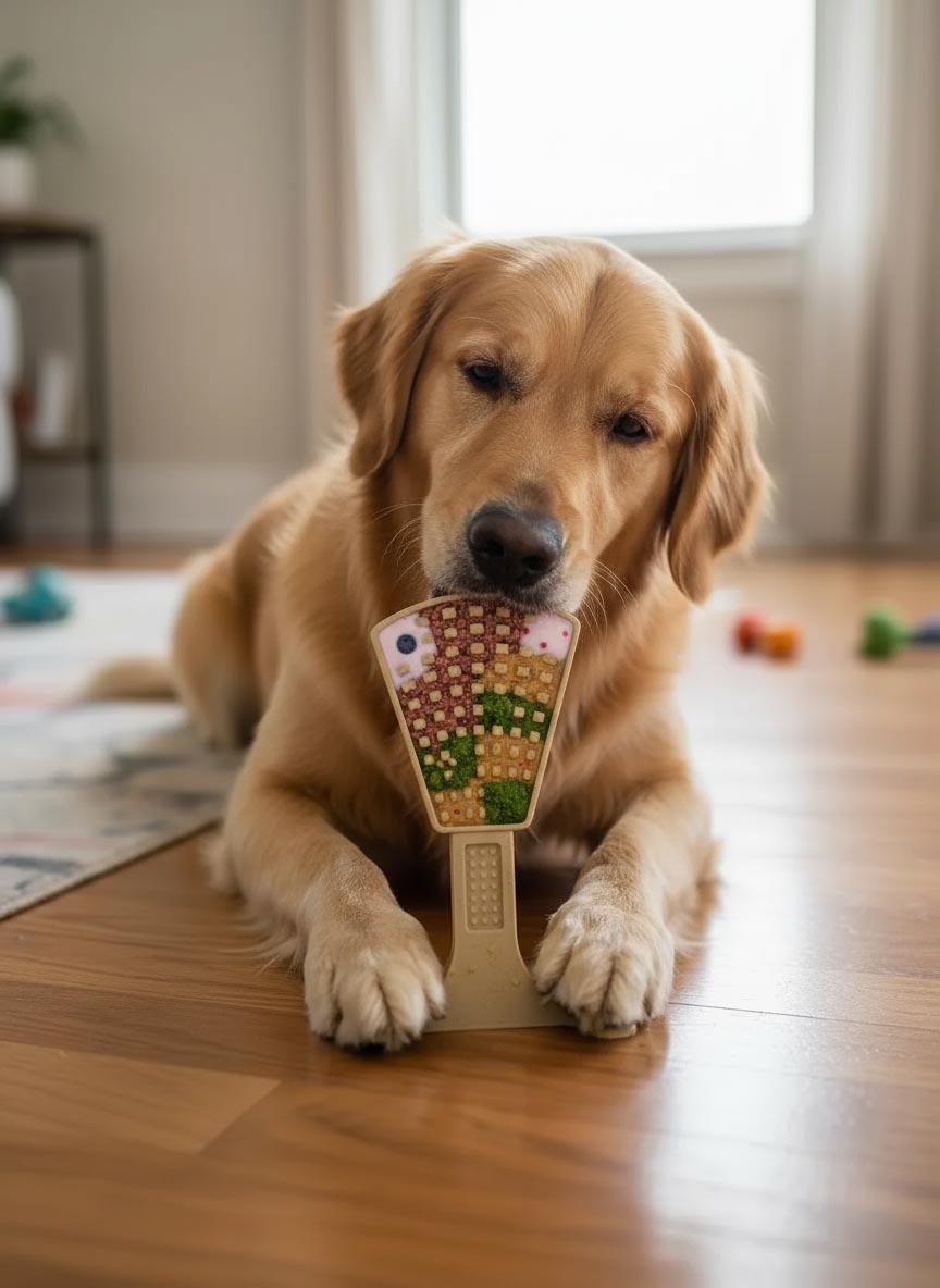 Waffle Tower Nylon Chew & Enrichment Toy | 2-in-1 for Aggressive Chewers | SodaPup Nylon Dog Toys SodaPup/True Dogs, LLC