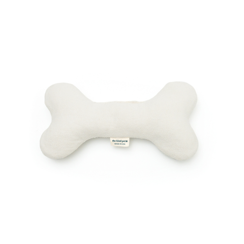 Boba & Vespa Plush Hemp Dog Toy Bone for Gentle Chewers Dog Bones The Kind Pet