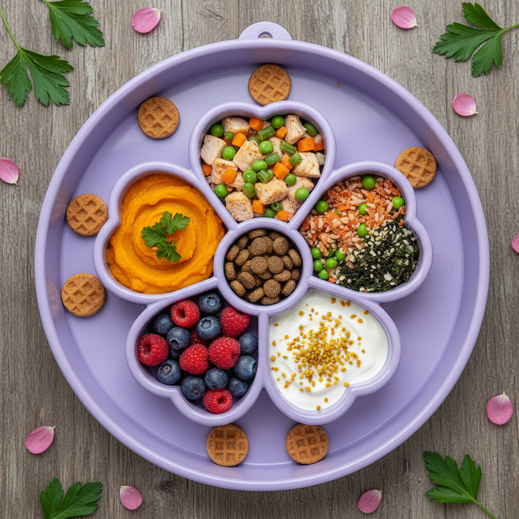 Flower eBowl Deep Slow Feeder Dog Bowl for Enrichment | USA Made EBOWL SodaPup/True Dogs, LLC