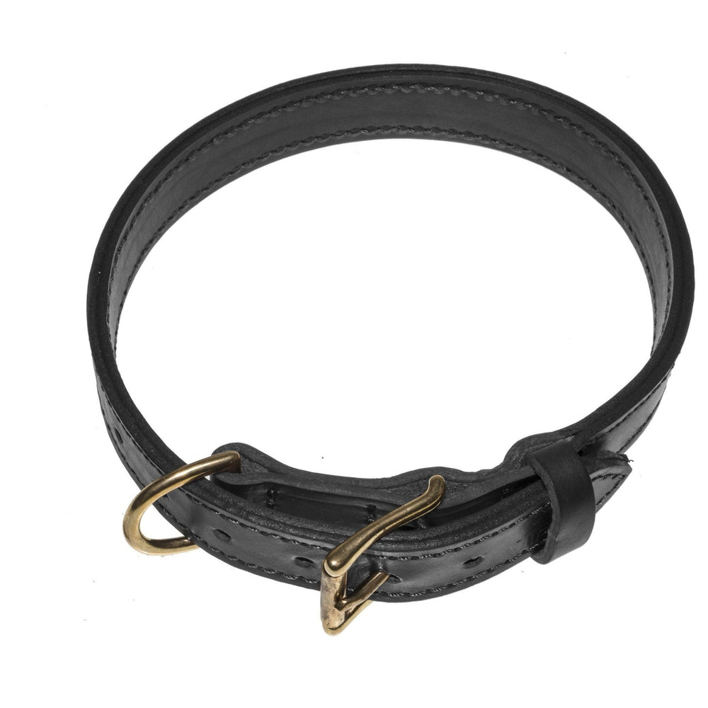Viper Leather Two-Ply Collar Dog Collars Dogline