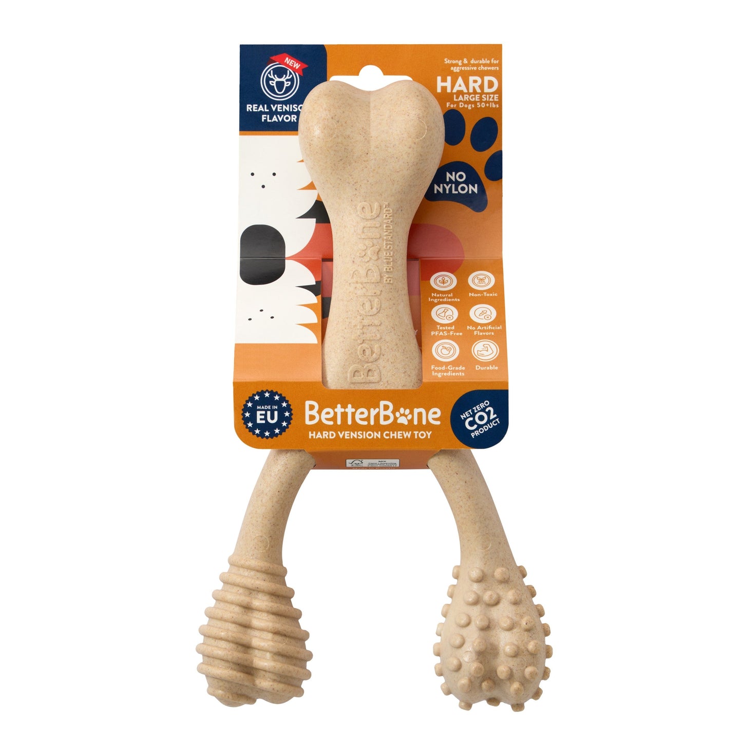 BetterBone HARD Chew Toy Large Venison Dog Toys BetterBone All Natural Eco-Friendly Dog Chews & Bones