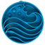 Wave eBowl Deep Slow Feeder Dog Bowl for Enrichment | Made in USA Wave ebowl - blue EBOWL SodaPup/True Dogs, LLC