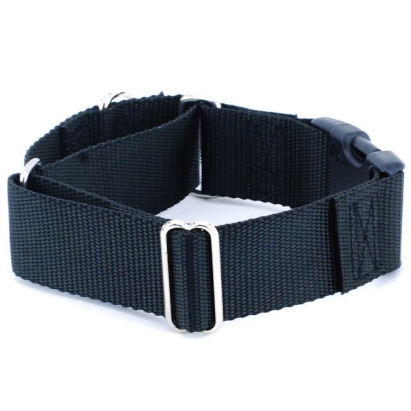 1.5″ Nylon Buckle Martingale Dog Collars (Multiple Color Options) 2 Hounds Design