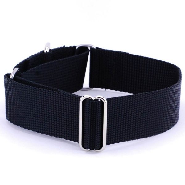 1.5″ Nylon Martingale Dog Collars (Multiple Color Options) 2 Hounds Design