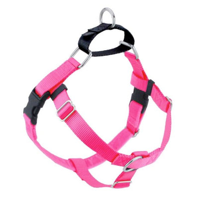 Hot Pink Freedom No-Pull Dog Harness 2 Hounds Design
