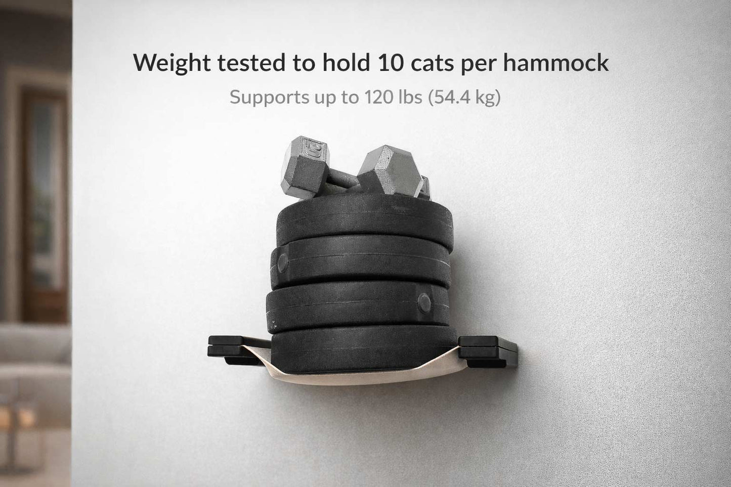 The Climb Condo - Cat Wall Climbing System Cat Condo Catastrophic Creations