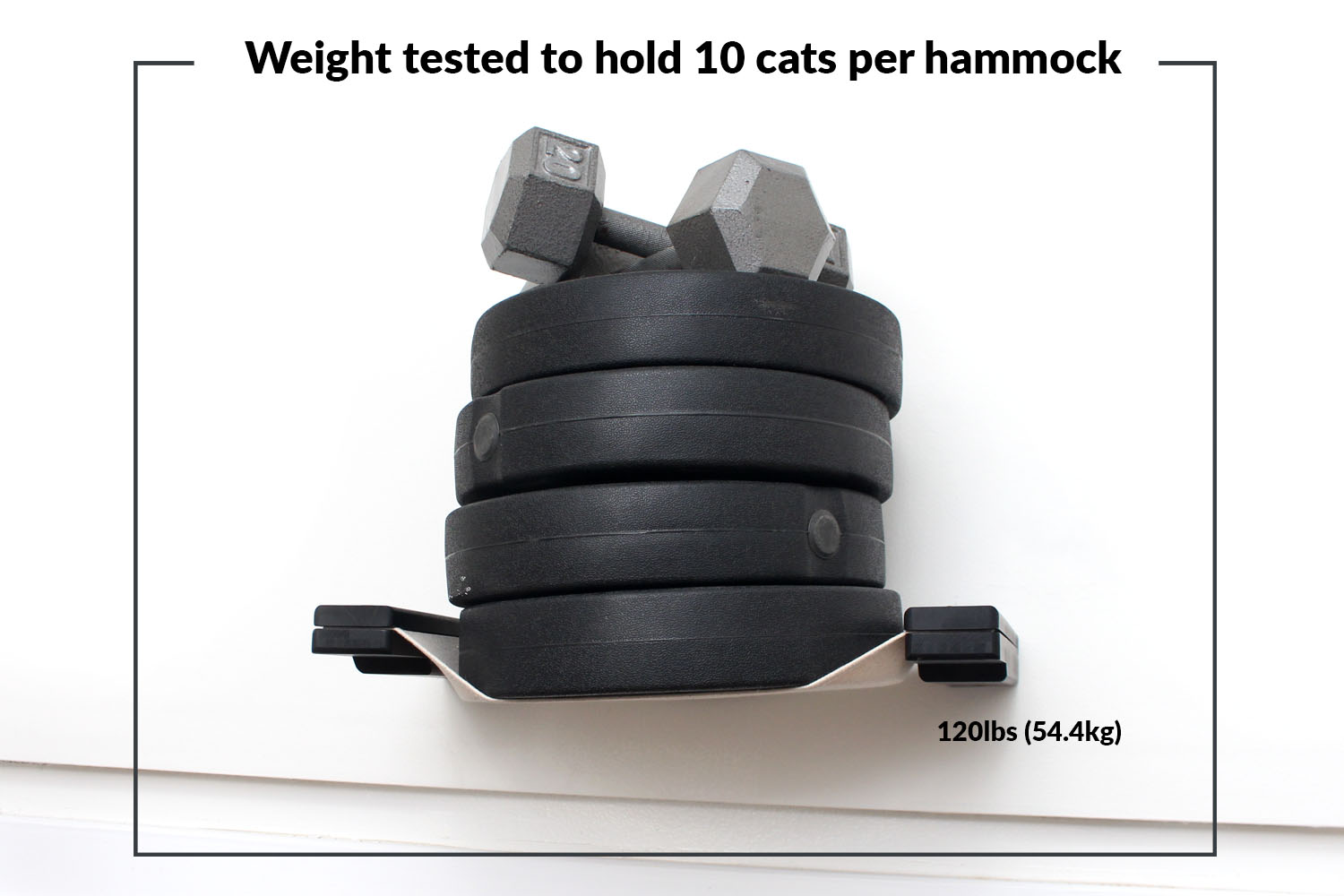 The Double Decker - Cat Hanging Bed Set Cat Hammock Catastrophic Creations