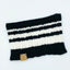 Cashmere Blend Scarf sets for Pets and their humans, Black and White XS BANDANA BESPOKE PAWS