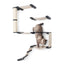 The Deluxe Cat Fort - Modern Cat Condo Onyx Bamboo Natural Canvas Pole Cat Condo Catastrophic Creations